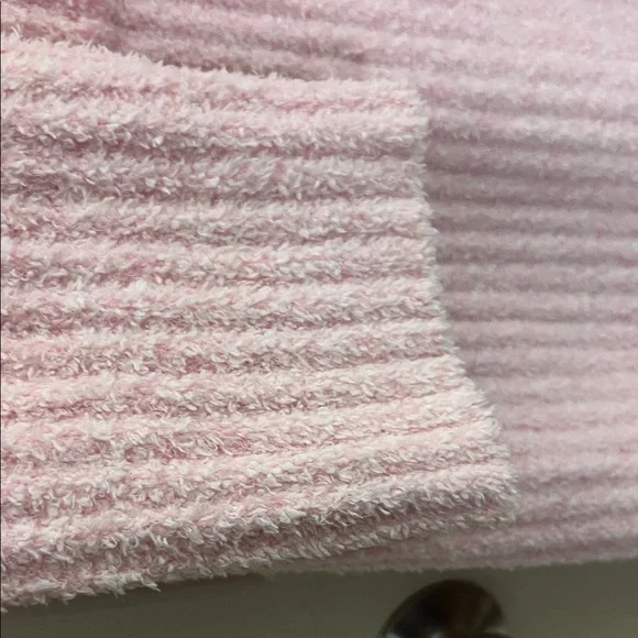 Elegant Pink Cowl Neck Sweater Dress - Picture 13 of 14